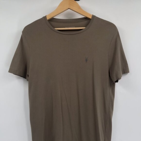 All Saints Tonic Crewneck T-Shirt Shirt Cotton Men’s Large Basic Short Sleeve - Picture 4 of 7